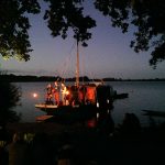 Photo de Quai des Brumes aux Plaines de Mazerolles dans le cadre de "Les p'tites chansons sur toue"